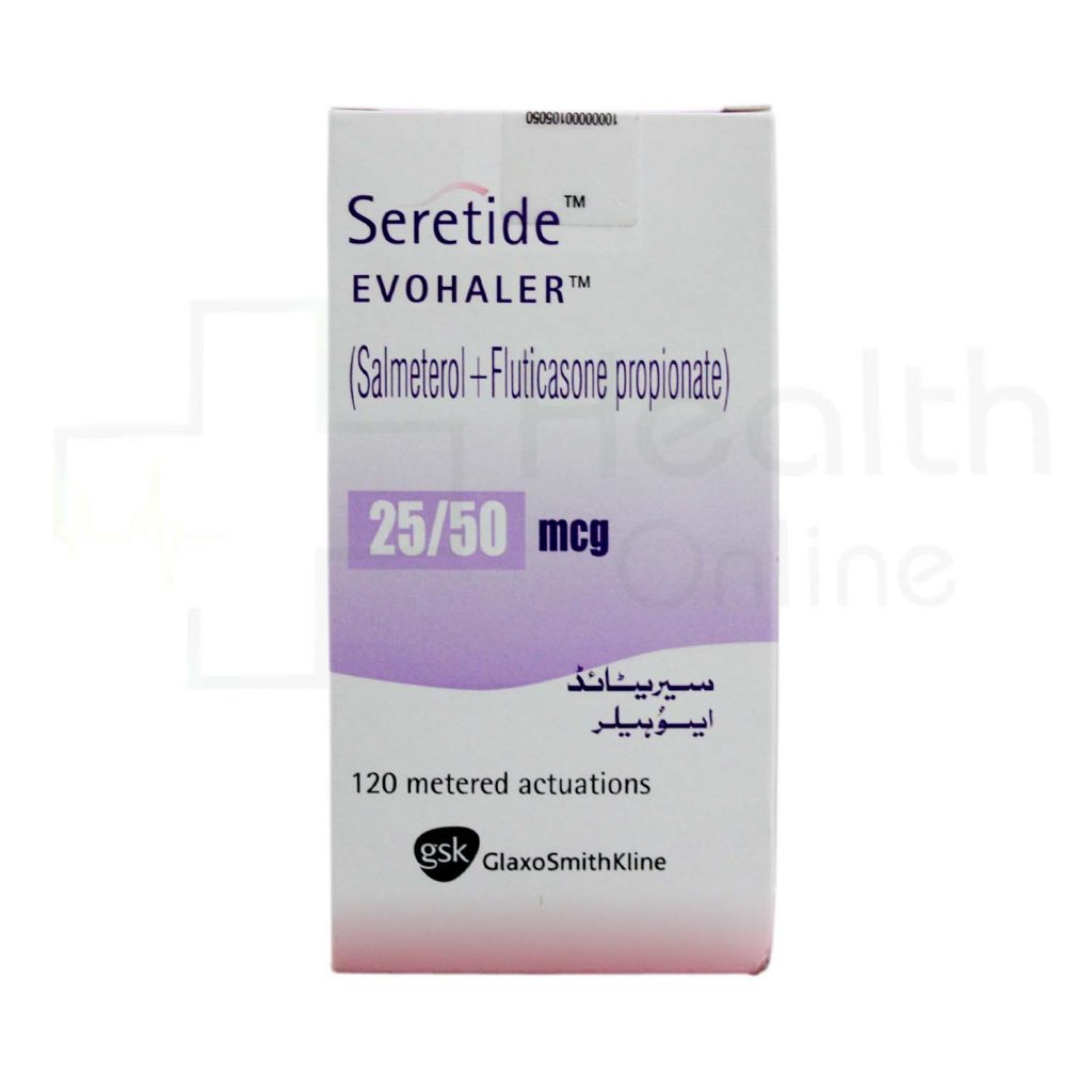 Seretide Diskus 50mg/500mg 60 Doses price in Pakistan